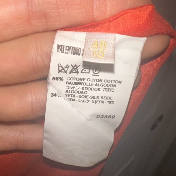 Vintage Valentino Red A-Line Shift Dress – Size 10 - Picture 5 of 13